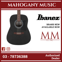 Ibanez V54NJP-WK Jampack Series Acoustic Guitar Package, Weathered Black