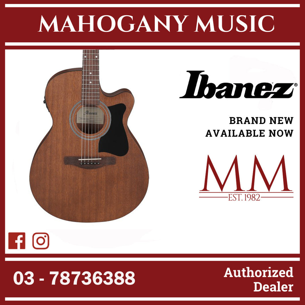 Ibanez VC44CE-OPN V Series Acoustic Electric Guitar, Open Pore Natural