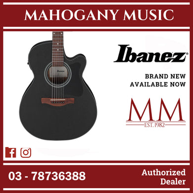 Ibanez VC44CE-WK V Series Acoustic Electric Guitar, Weathered Black Open Pore