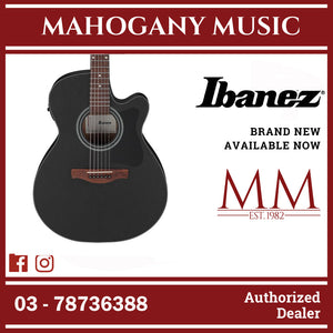 Ibanez VC44CE-WK V Series Acoustic Electric Guitar, Weathered Black Open Pore