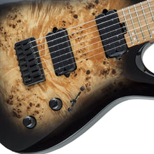 [PREORDER] Jackson Pro Series Misha Mansoor Juggernaut HT7P Electric Guitar, Caramelized Maple FB, Black Burst