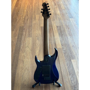 Sterling JP157DFM-PNB-E2-WB John Petrucci Signature 7 String Electric Guitar, Purple Nebula