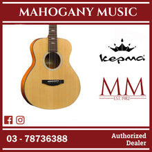 KEPMA FS36-EQ Elite Series 36 inch (3/4) Travel Solid Top Acoustic Guitar with AcoustiFex® K-11 Pickup ( FS36 / FS36EQ )