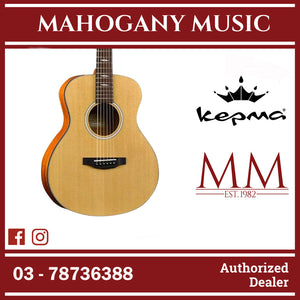 KEPMA FS36-EQ Elite Series 36 inch (3/4) Travel Solid Top Acoustic Guitar with AcoustiFex® K-11 Pickup ( FS36 / FS36EQ )