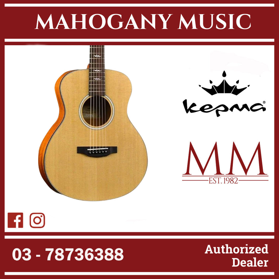KEPMA FS36-EQ Elite Series 36 inch (3/4) Travel Solid Top Acoustic Guitar with AcoustiFex® K-11 Pickup ( FS36 / FS36EQ )