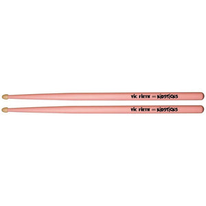 Vic Firth KIDSPINK American Classic Series Drumsticks Wood Tip, Pink
