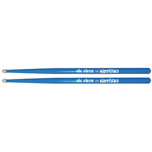 Vic Firth KIDS American Classic Series Drumsticks Wood Tip, Blue