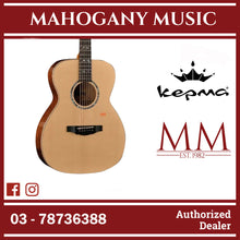 Kepma A1-OM Series Solid Sitka Spruce Top, Side & Back Solid Mahagony OM Body Acoustic Guitar w Case ( A1OM / A1-OM-N )