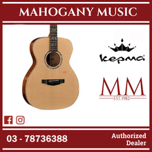 Kepma A1e-OM Series Solid Sitka Spruce Top OM Body Acoustic Guitar , LR Baggs Stage Pro Anthem Pickup w Case A1e-OM-N