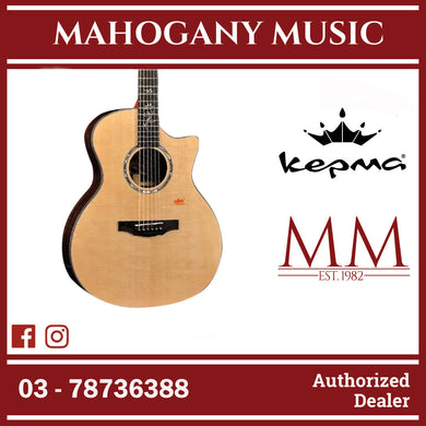 Kepma Elite B1-GA Series Solid Sitka Spruce Top, Side & Back Solid East Indian Rosewood Grand Auditorium Acoustic Guitar