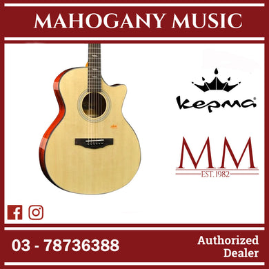 Kepma F1 Solid Sitka Spruce Top Grand Auditorium Acoustic Guitar - Natural ( F1GA / F1-GA)