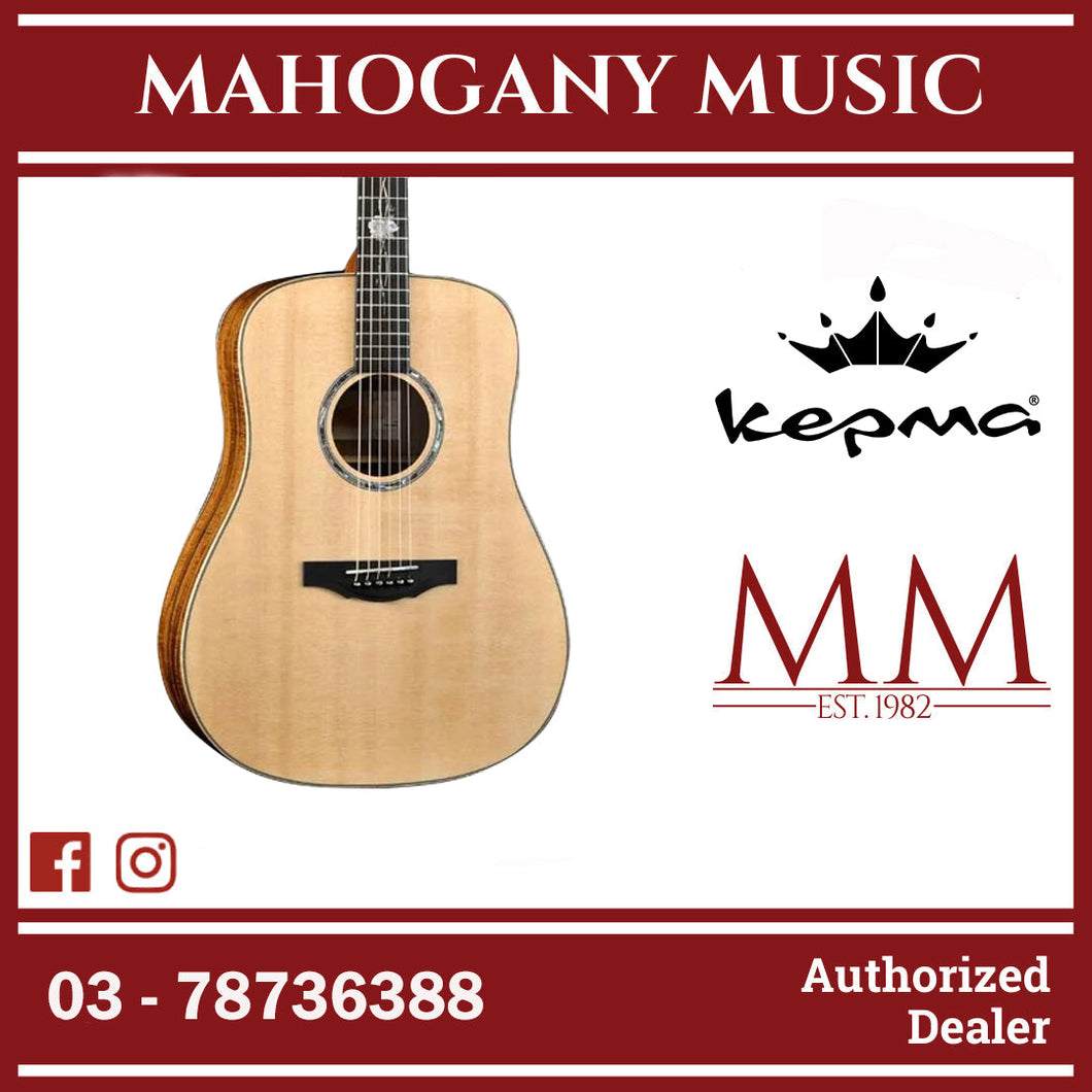 Kepma G1 Series Solid Sitka Spruce Top Dreadnought Acoustic Guitar with LR Baggs Stage Pro Anthem Pickup ( G1e-D / G1E )