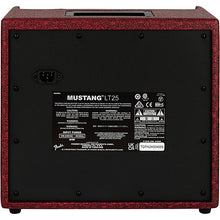 [PREORDER] Fender Mustang LT25 Guitar Combo Amplifier, Wine, 230V UK