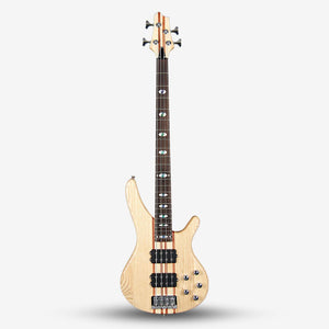SQOE LT4BS Active 4 String Bass Guitar - LT4BS-BK LT4BS-N LT4BS-RD Natural