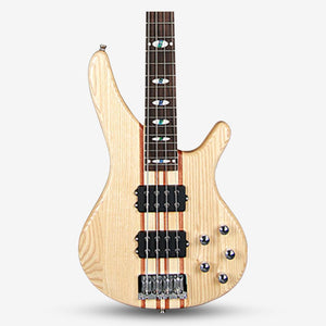 SQOE LT4BS Active 4 String Bass Guitar - LT4BS-BK LT4BS-N LT4BS-RD Natural
