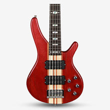 SQOE LT5BS Active 5 String Bass Guitar - LT5BS-BK LT5BS-N LT5BS-RD Red