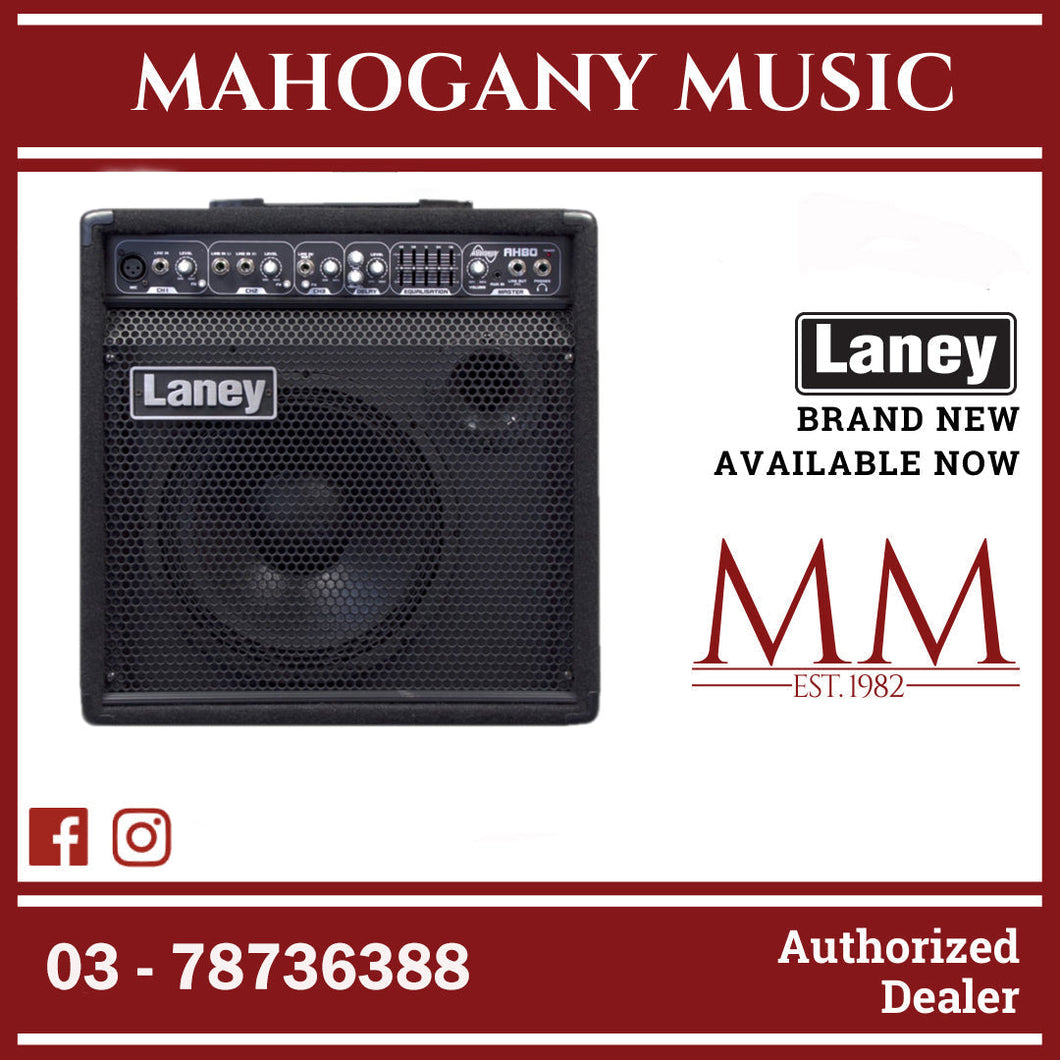 Laney AH80 Audiohub Series 80-watt 1×10 Inch Multi-Instrument Combo Amplifier