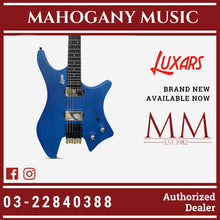 Luxars Headless S-G62-BL Blue Electric Guitar
