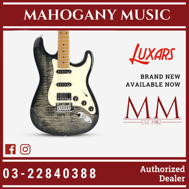 Luxars S-G25 SBK Black Electric Guitar