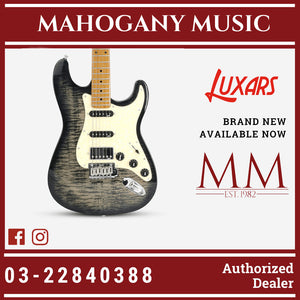 Luxars S-G25 SBK Black Electric Guitar