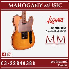 Luxars S-G27 HB Telecaster Flame Maple Honey Burst Electric Guitar