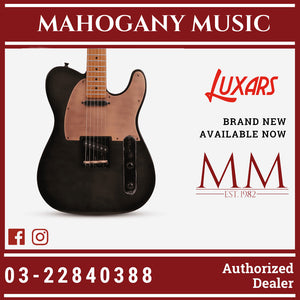 Luxars S-G27 TBK Telecaster Flame Maple Black Electric Guitar