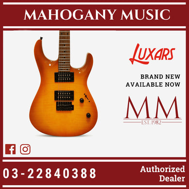 Luxars S-G37 HB Honey Burst Electric Guitar