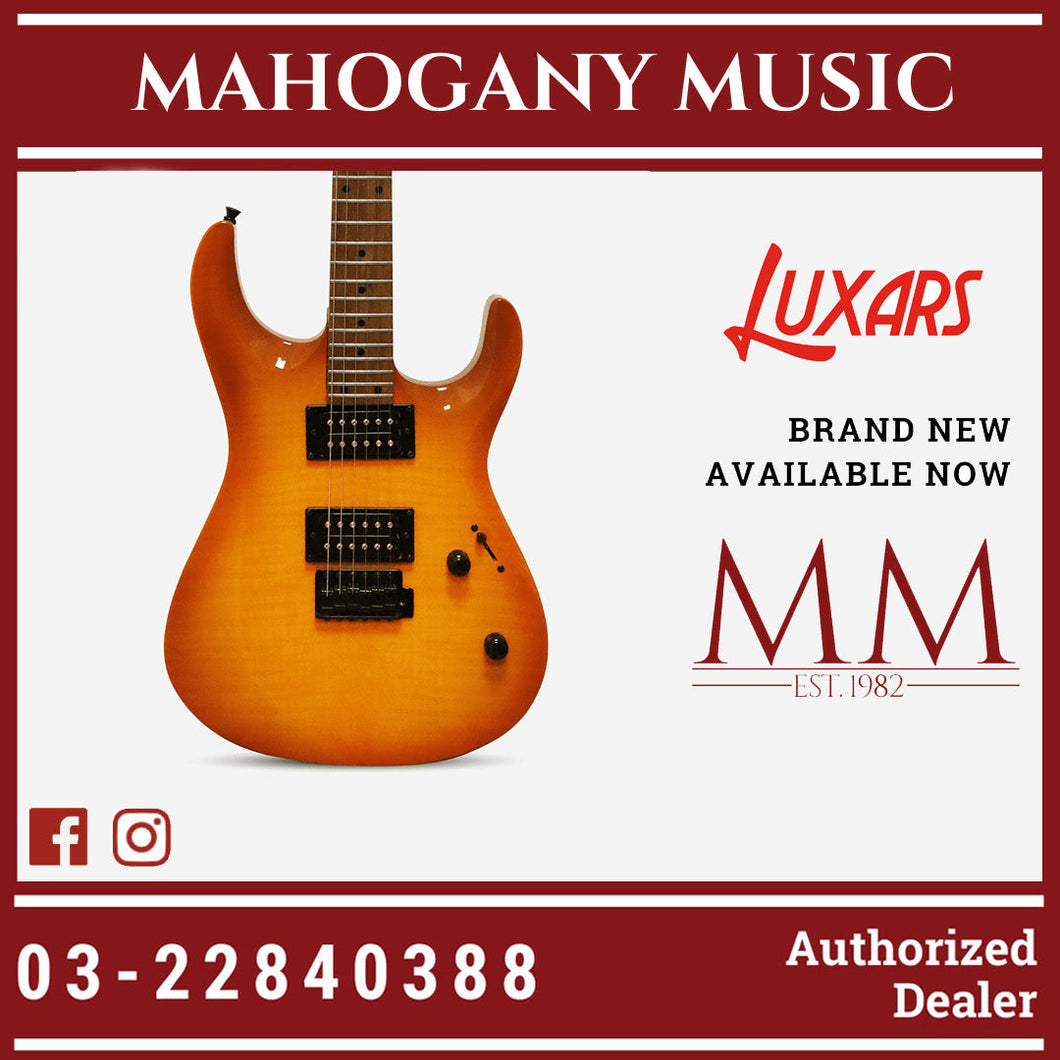 Luxars S-G37 HB Honey Burst Electric Guitar