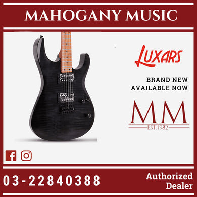 Luxars S-G37 TBK Trans Black Electric Guitar
