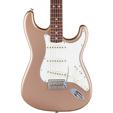 [PREORDER] Fender American Vintage 65 Stratocaster Electric Guitar, Round-Lam RW FB, Shoreline Gold