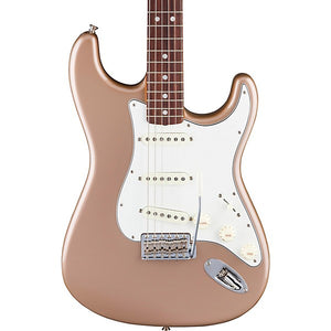 [PREORDER] Fender American Vintage 65 Stratocaster Electric Guitar, Round-Lam RW FB, Shoreline Gold