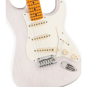 [PREORDER] Fender American Ultra Luxe Vintage 50s Stratocaster Electric Guitar, Maple FB, White Blonde