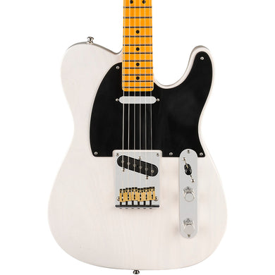 [PREORDER] Fender American Ultra Luxe Vintage 50s Telecaster Electric Guitar, Maple FB, White Blonde