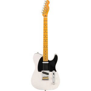 [PREORDER] Fender American Ultra Luxe Vintage 50s Telecaster Electric Guitar, Maple FB, White Blonde