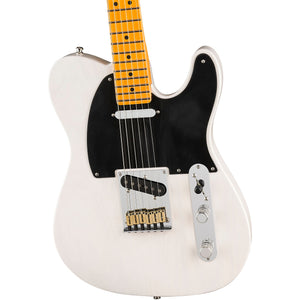 [PREORDER] Fender American Ultra Luxe Vintage 50s Telecaster Electric Guitar, Maple FB, White Blonde