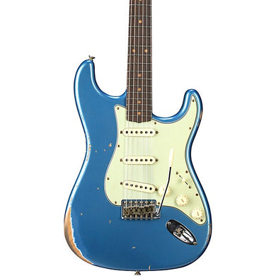 [PREORDER] Fender Custom Shop Time Machine 1962 Stratocaster Relic Guitar, RW FB, Aged Lake Placid Blue