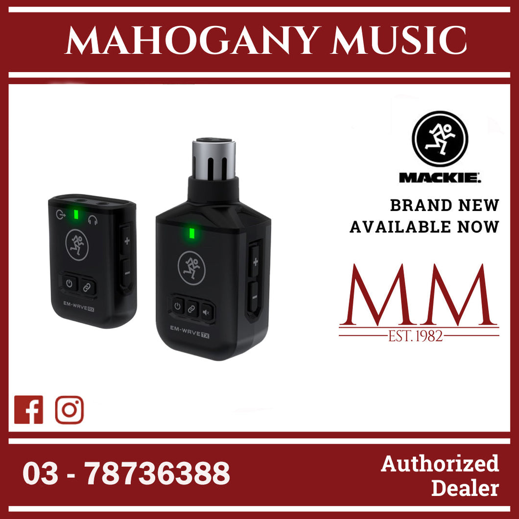 Mackie EM Wave XLR Wireless Handheld Microphone System