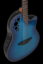 Ovation CE44P-BLFL-G E-Acoustic Guitar Celebrity Elite Plus Mid Cutaway Blue Flamed Maple