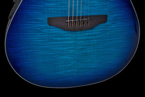 Ovation CE44P-BLFL-G E-Acoustic Guitar Celebrity Elite Plus Mid Cutaway Blue Flamed Maple