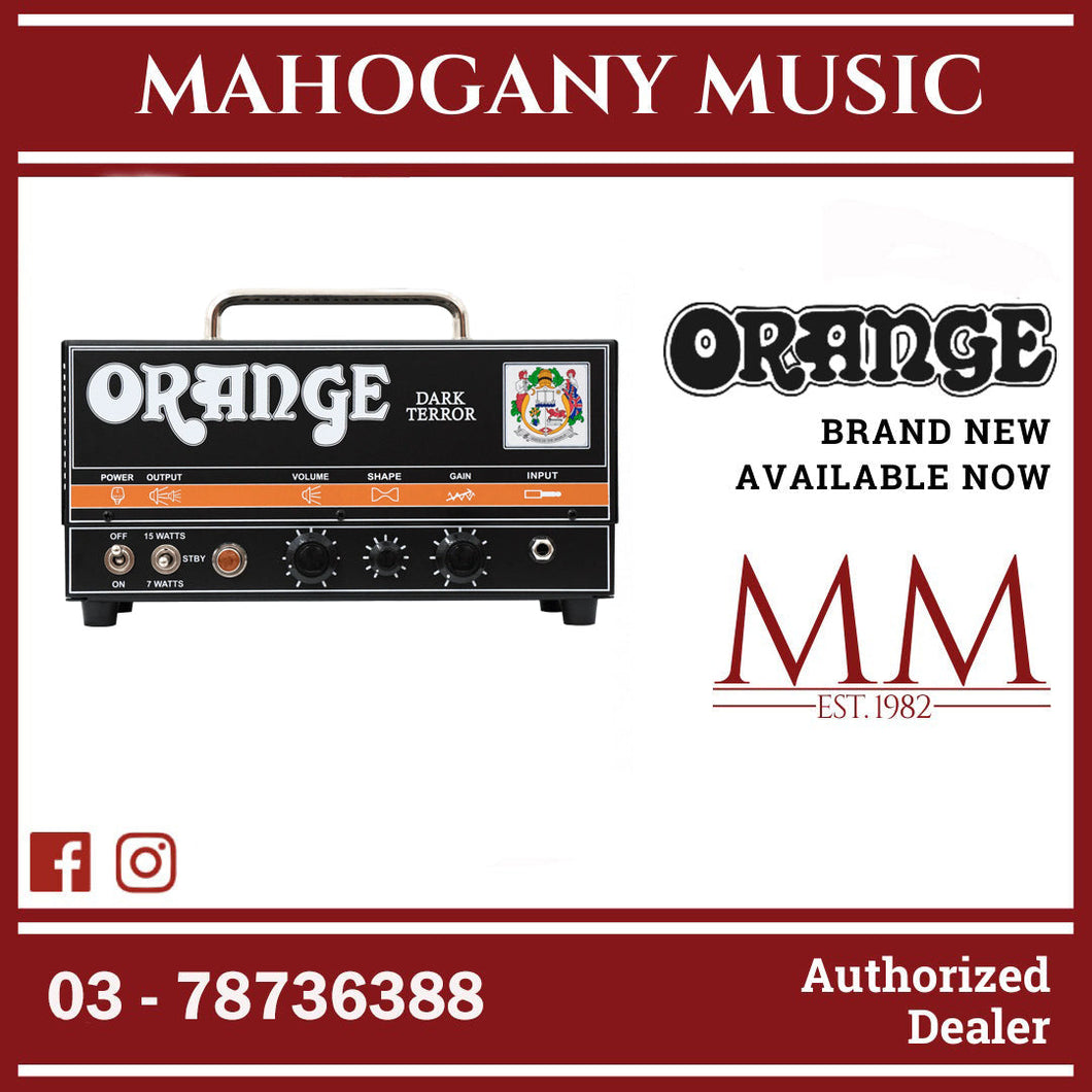 Orange DA15H Dark Terror 15-watt Guitar Amplifier Head