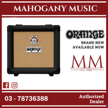 Orange PPC108 20-watt 1x8 Speaker Cabinet - Black