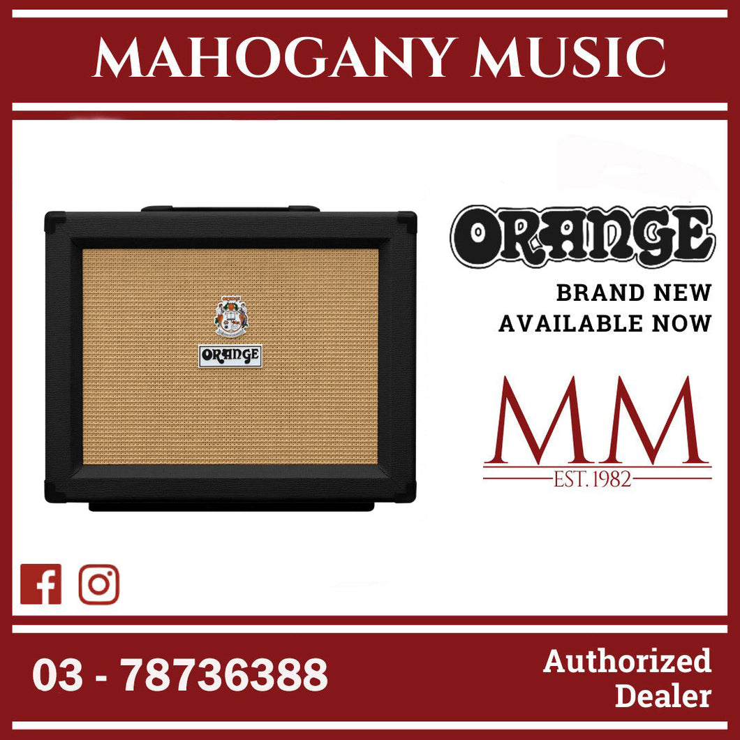 Orange PPC112 60-watt 1x12 Celestion V30 Speaker Cabinet - Black w/ Free Cover