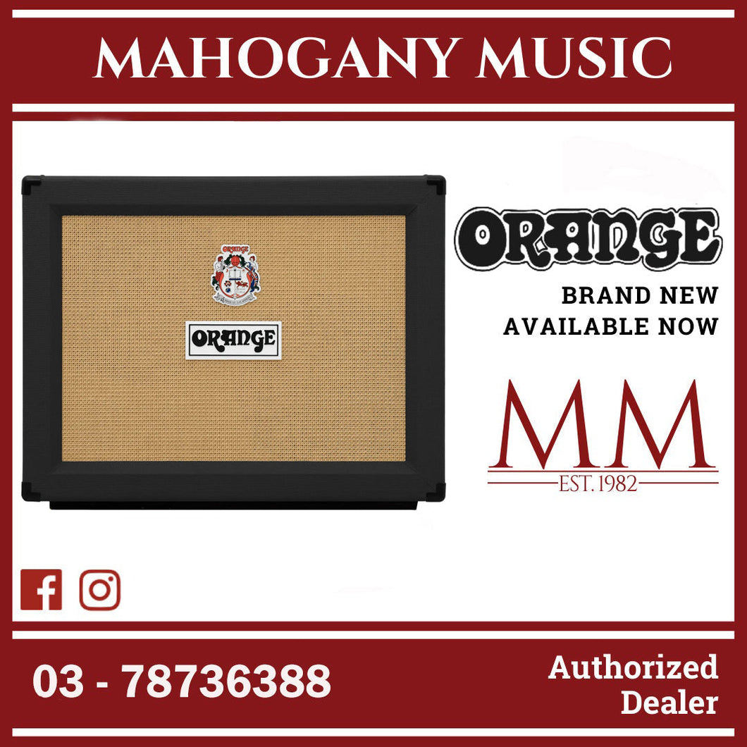 Orange PPC212-OB 120-watt 2x12 Open-back Speaker Cabinet 16-ohm - Black w/ Free Cover