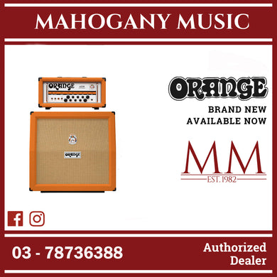 Orange Rockerverb 100 MKIII - 100-watt 2-channel Tube Head [Made in UK] with PPC412 Angled Cabinet