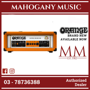 Orange Super Crush 100 - 100-watt Solid-state Head - Orange