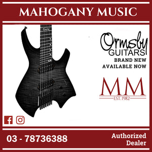 Ormsby Goliath Dahlia Black 6 string guitar