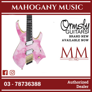 Ormsby Goliath GTR Kris X Signature Strawberry Storm 6 string guitar