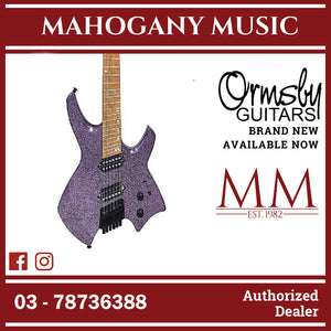 Ormsby Goliath GTR Lavender Sparkle 6 string guitar