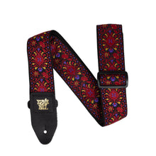 Ernie Ball P05369 Classic Jacquard Guitar Strap, Crimson Royal Bloom