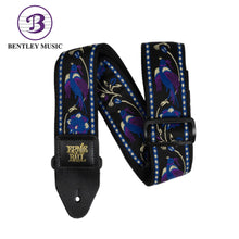 Ernie Ball P05371 Classic Jacquard Guitar/Bass Strap, Purple Pleasant Pheasant